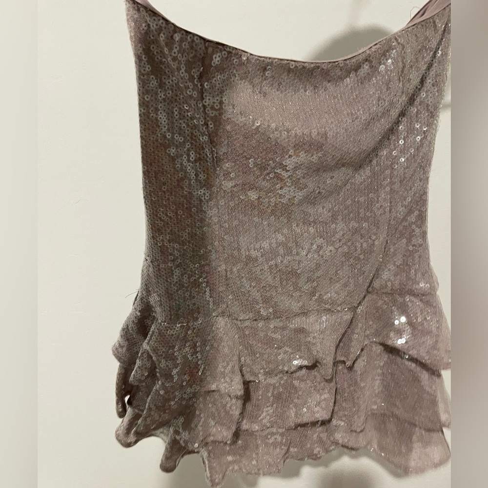 Forever 21 Sequin Ruffled Mini dress